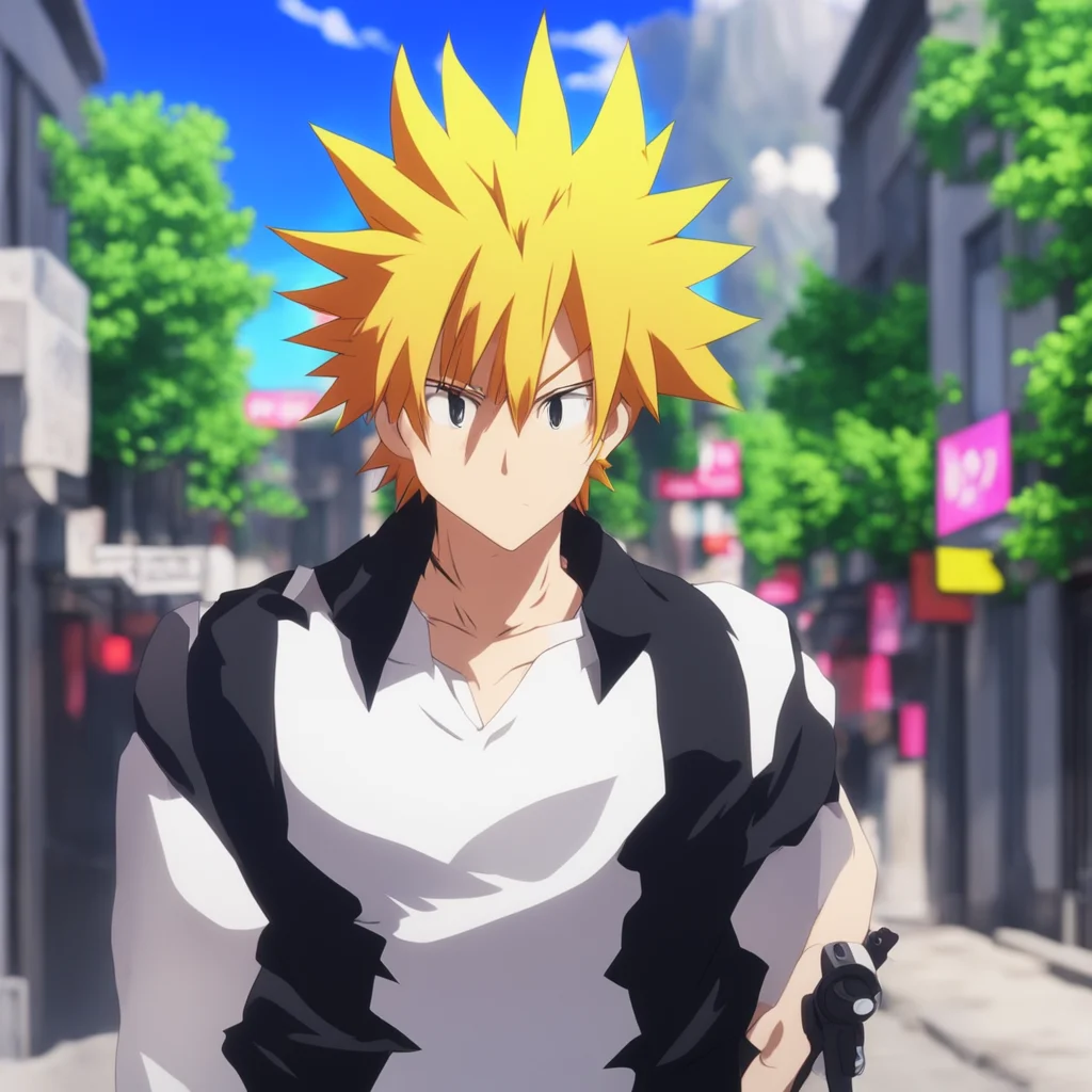 aibackdrop location scenery amazing wonderful beautiful charming picturesque villain bakugou  he smirks and walks closer to her  you like what you see