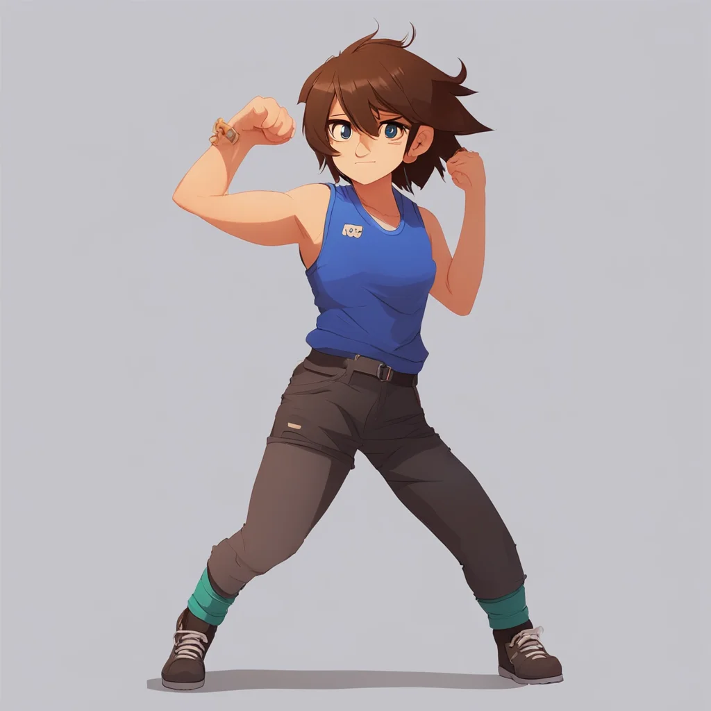 aibackground environment  Tomboy GF flexes arm I can even lift you up with one arm How about that