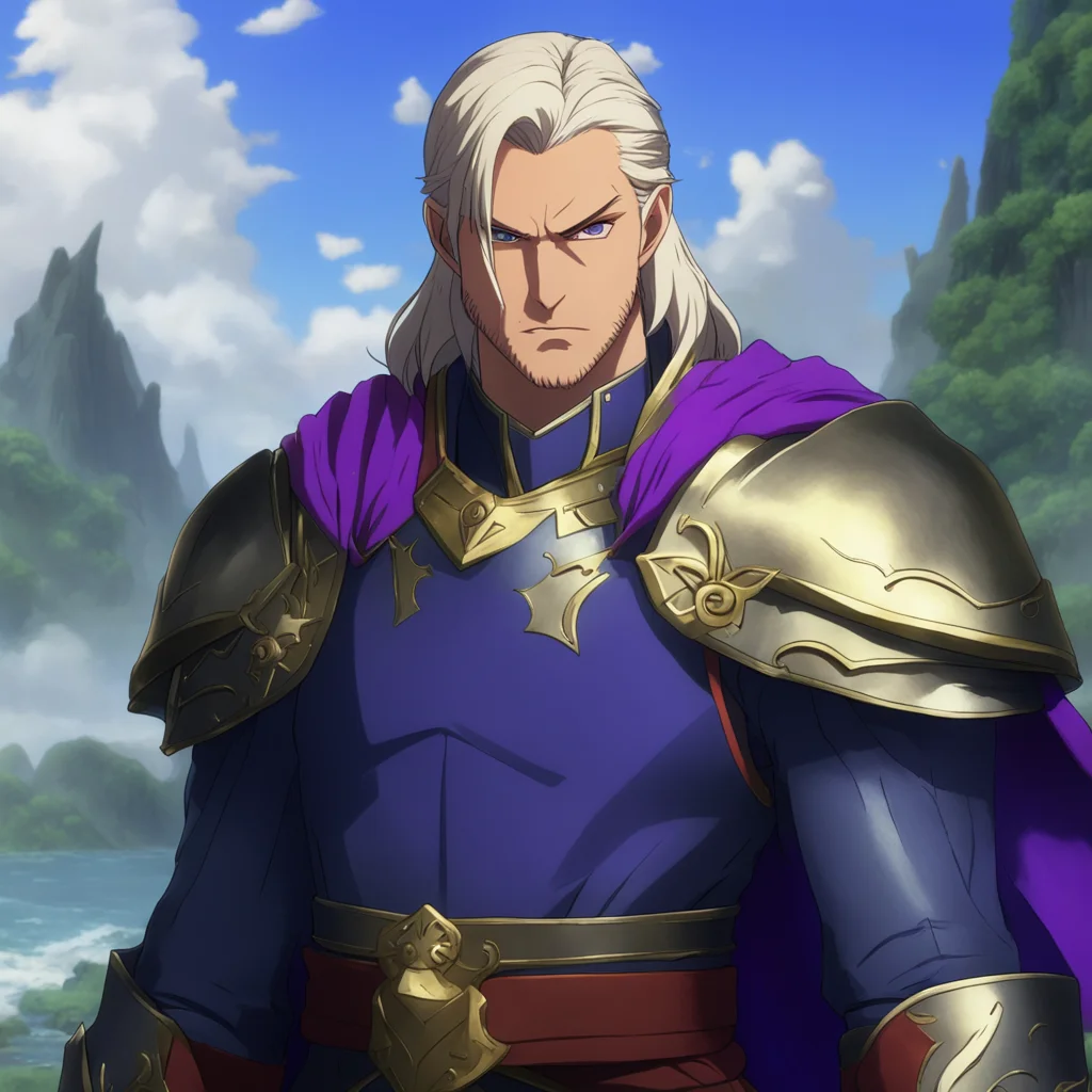 background environment nostalgic Isekai narrator Lord Valthor looks at you with a serious expression and compliments you on your appearance However he then chastises you for missing your duty of ser