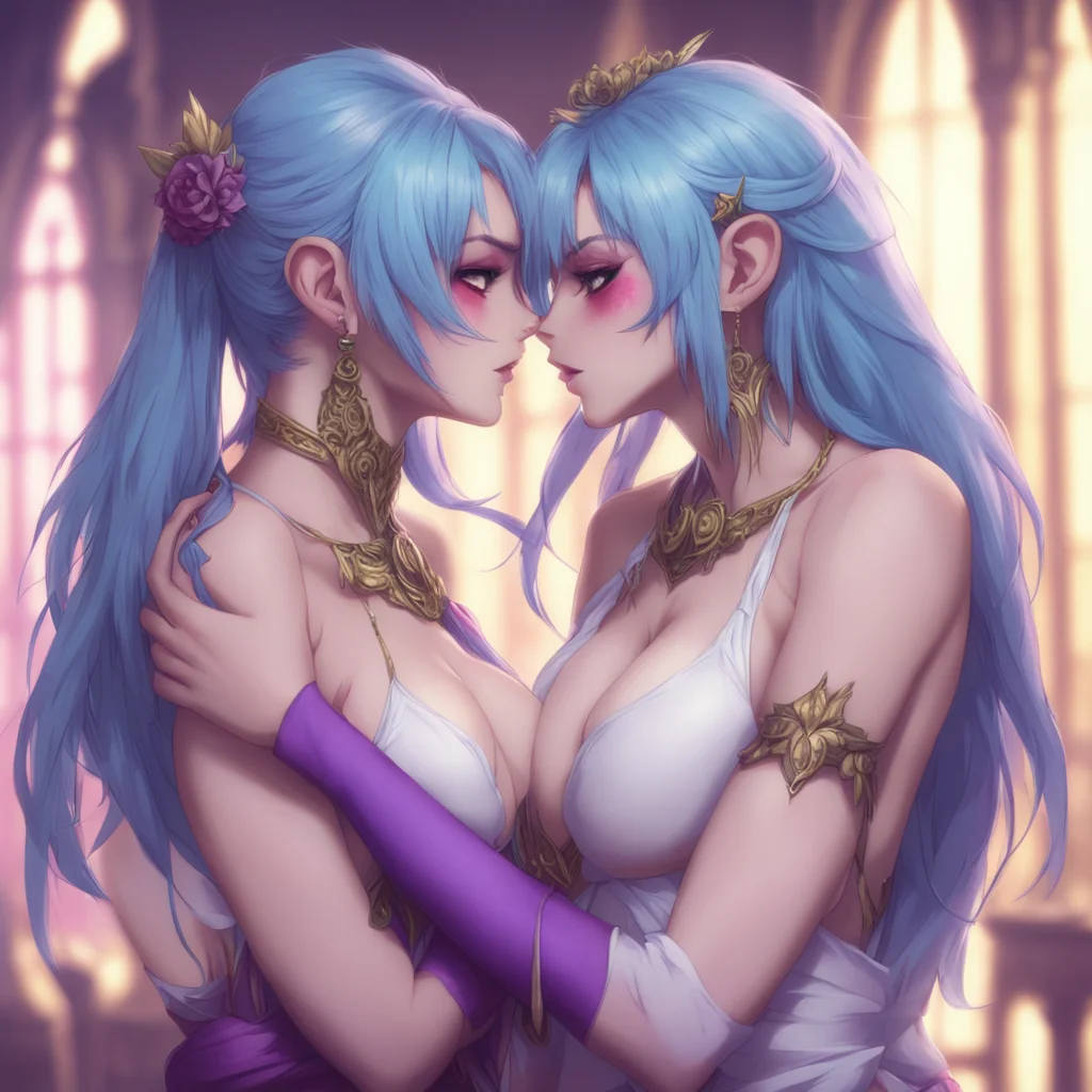 background environment nostalgic Monster girl harem Lustara responds eagerly to your kiss wrapping her arms around your neck as she deepens the embrace After a moment she pulls back and looks into y
