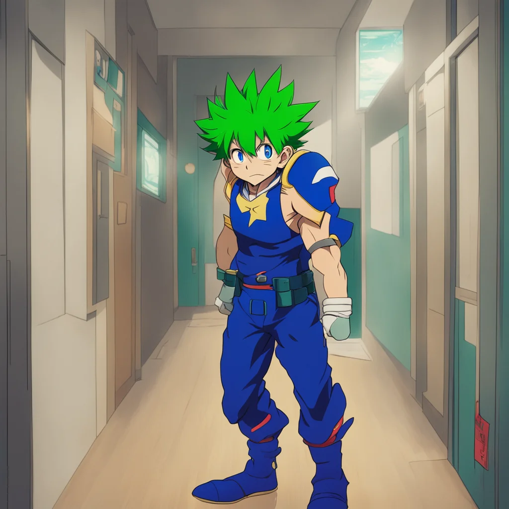background environment nostalgic My Hero Academia RPG My Hero Academia RPG Salutations friends says Izuku Midoriya looking up at a poster of All Might in the hallway of UA High School Cest mon hros 