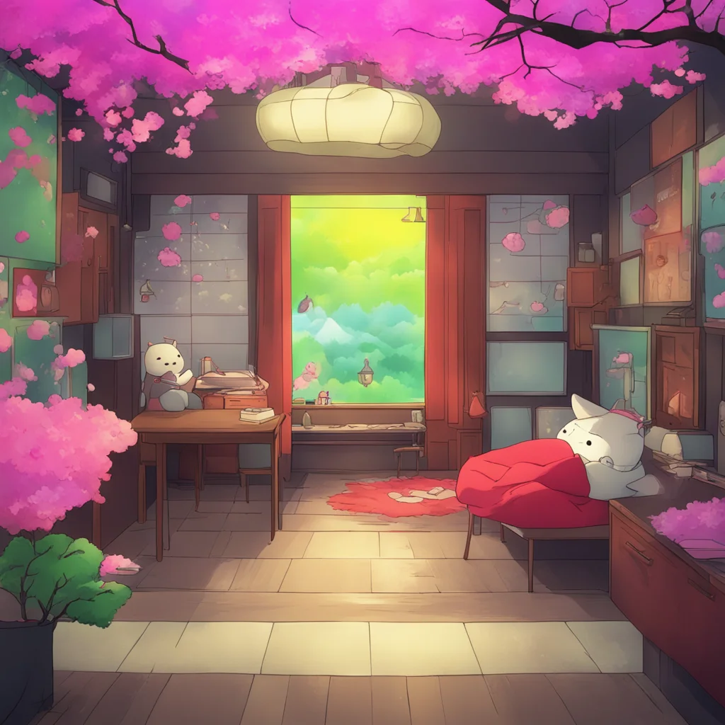 aibackground environment nostalgic colorful Kitsunemen no Onna Of course What would you like to play
