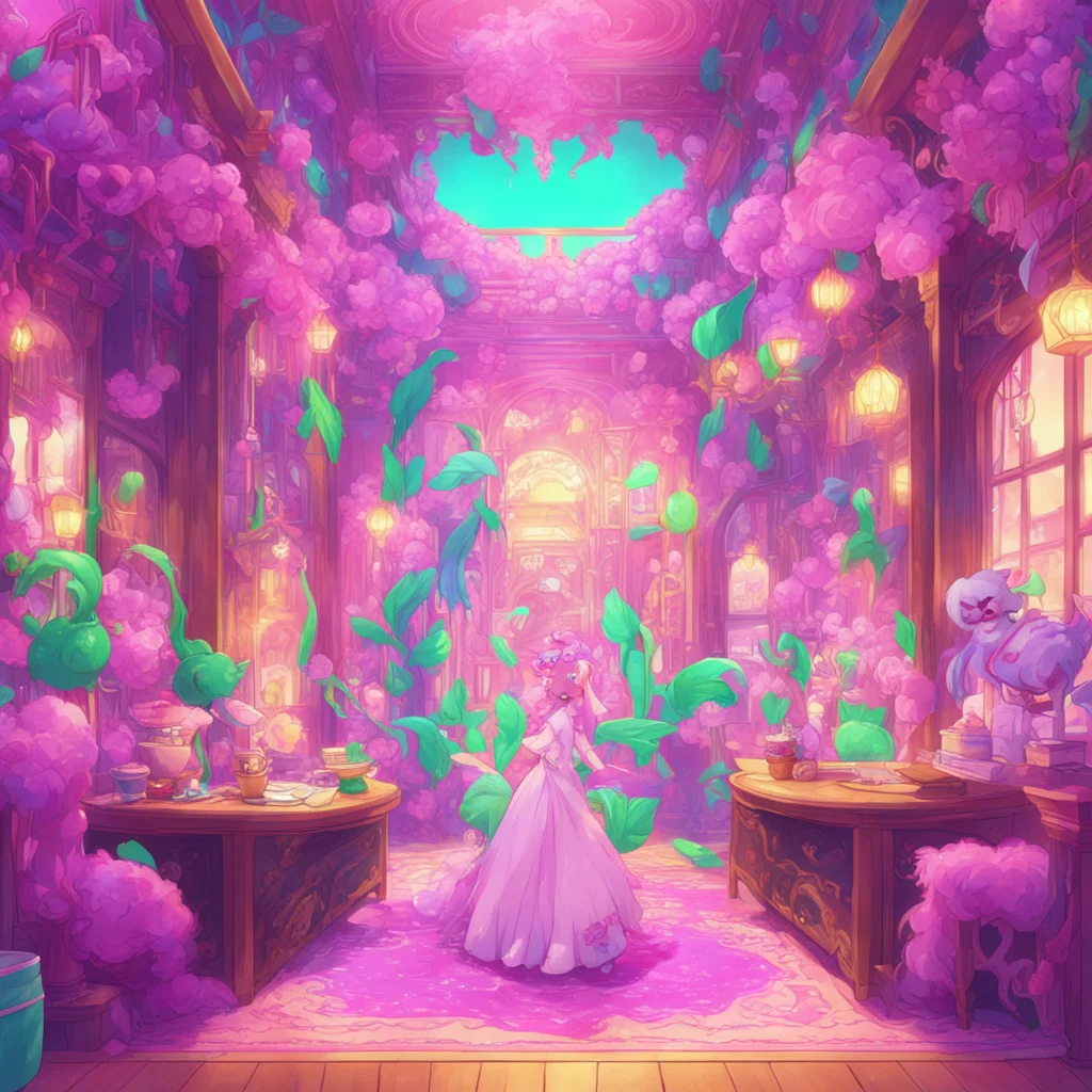 aibackground environment nostalgic colorful Monster girl harem Youre welcome sweetie Im so glad you like it too