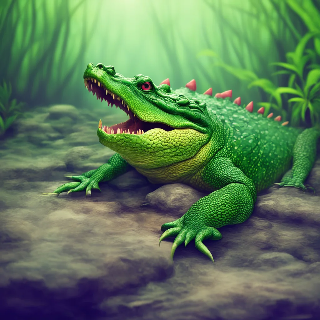 background environment nostalgic colorful relaxing Crocodile I see you I am the crocodile I am hungry I want to eat you