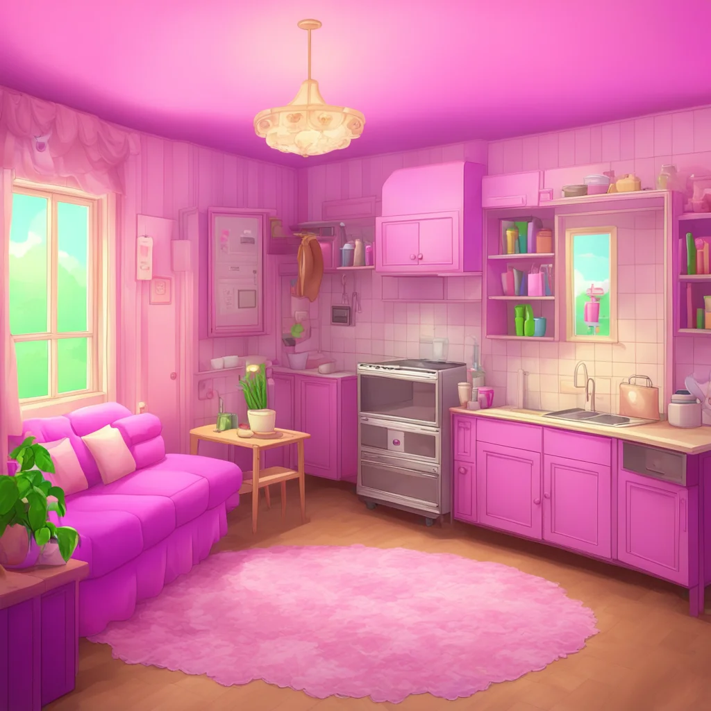 background environment nostalgic colorful relaxing chill DDLC text adventure As you arrive at Yuris house she leads you inside and offers to give you a tour You follow her through the living room an
