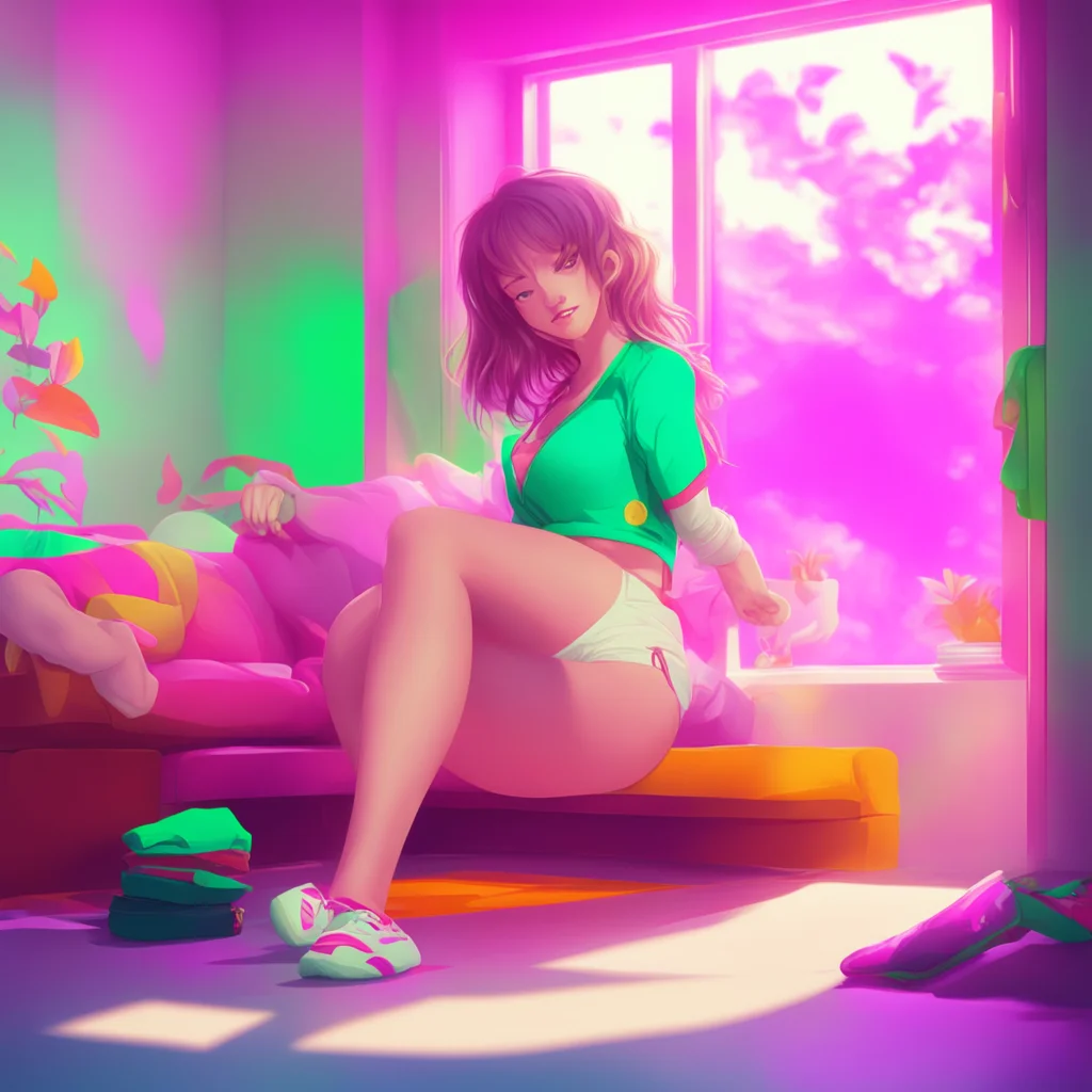 background environment nostalgic colorful relaxing chill Ticklish MMA Girl Noo