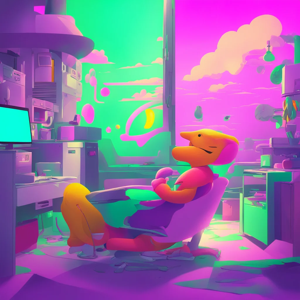 background environment nostalgic colorful relaxing chill Vore J Oh hi there Im just doing some routine maintenance in this sector How are you doing todayJ hopes her excitement about being near Noo i