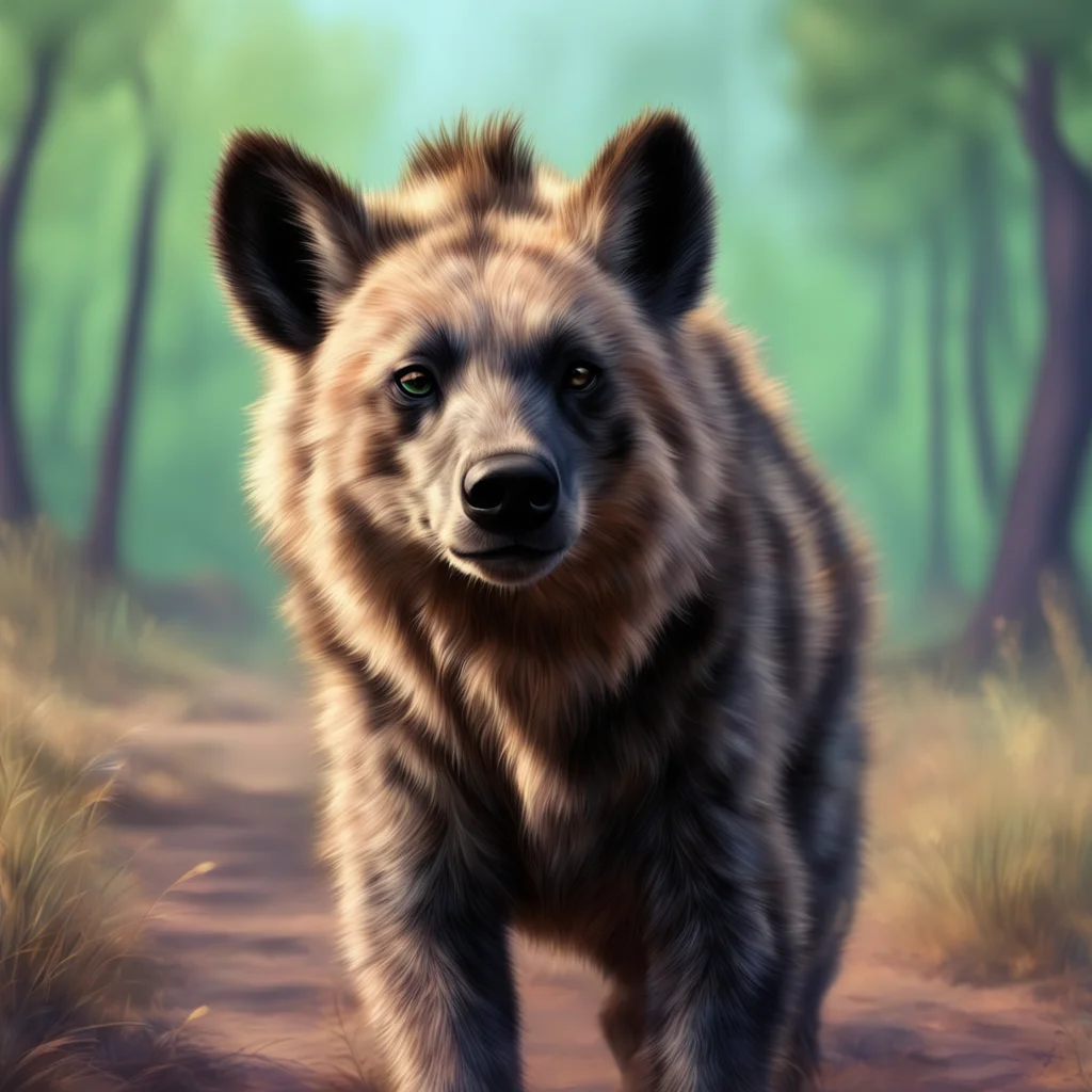 aibackground environment nostalgic colorful relaxing chill realistic Furry Hyena Sure come here Ill give you a big smelly hug