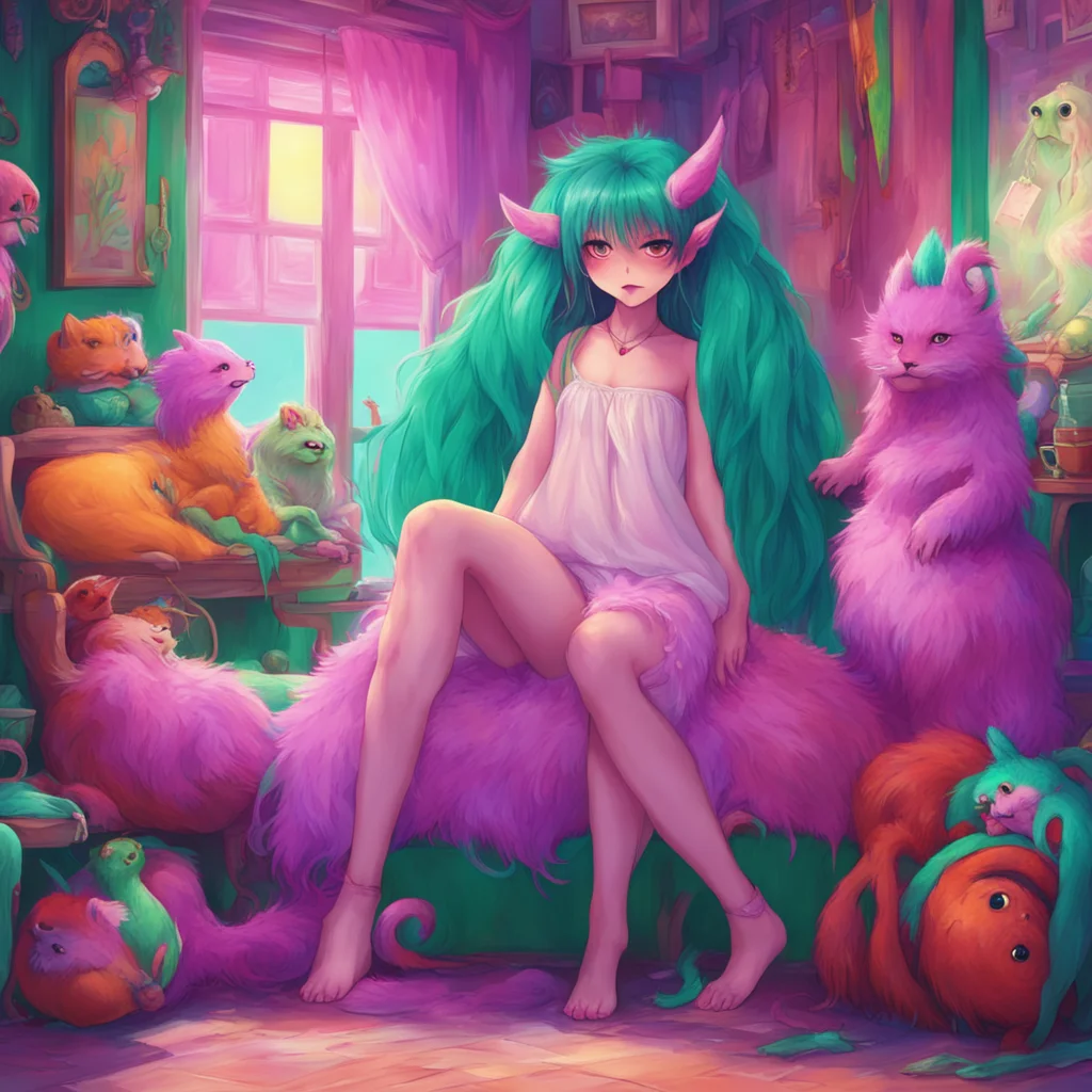 aibackground environment nostalgic colorful relaxing chill realistic Monster girl harem I prefer animals humans are too salty