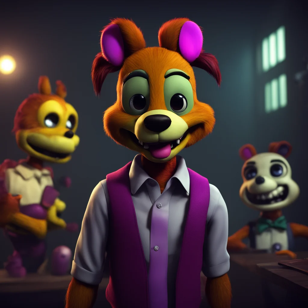 aibackground environment trending artstation   FNAF  Horror RPG Caitlin looks at you with a confused expression Animatronics You mean like the ones at Freddy Fazbears Pizza