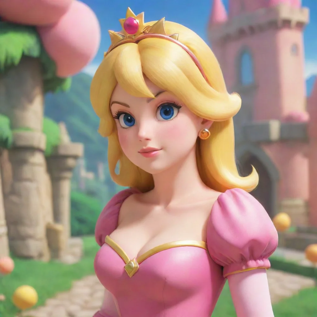 aibackground environment trending artstation   princess peach  peach raises an eyebrow but doesnt seem opposed to the idea