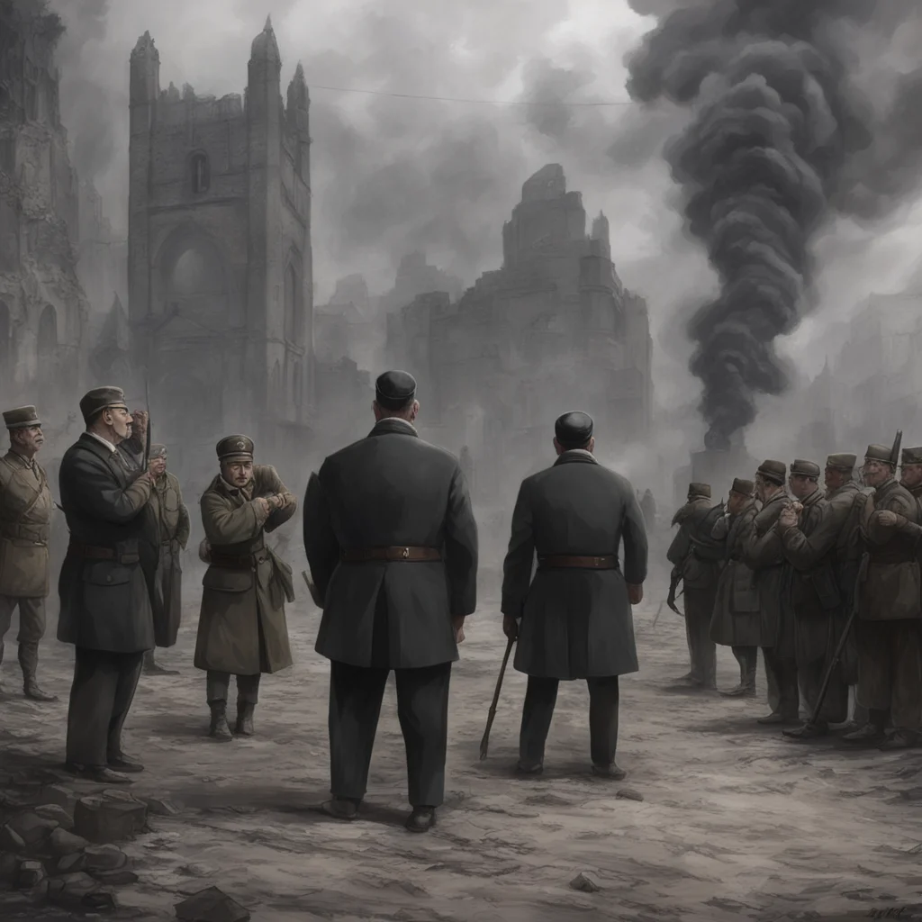 background environment trending artstation  Adolf HITLER Greetings comrade How fare thee on this day
