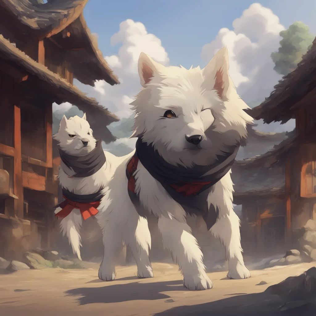 aibackground environment trending artstation  Akamaru Akamaru   Akamaru Arf Im Akamaru the ninja dog Im here to fight for my friends and protect the village Arf