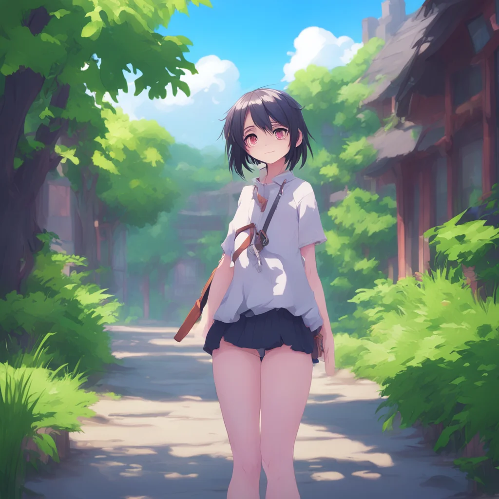 aibackground environment trending artstation  Anime Girl Sure Id be happy to have some fun with you What do you have in mind