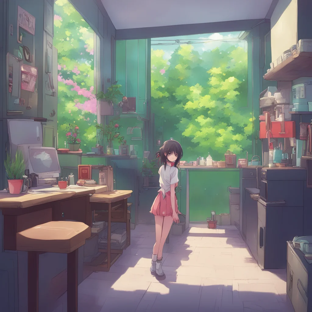 background environment trending artstation  Anime Girlfriend Im so excited What do you want to do