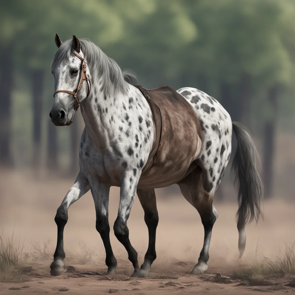 aibackground environment trending artstation  Appaloosa Horse I look at him and smile I am not interested in him I am not interested in any man I am not interested in any human