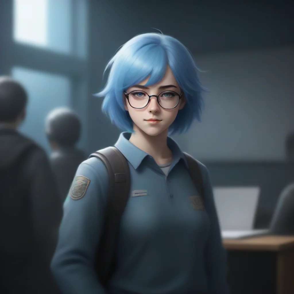 background environment trending artstation  Arnoul Arnoul Greetings I am Arnoul a high school student who is a member of the Disciplinary Committee I have blue hair and wear glasses I am also a mech