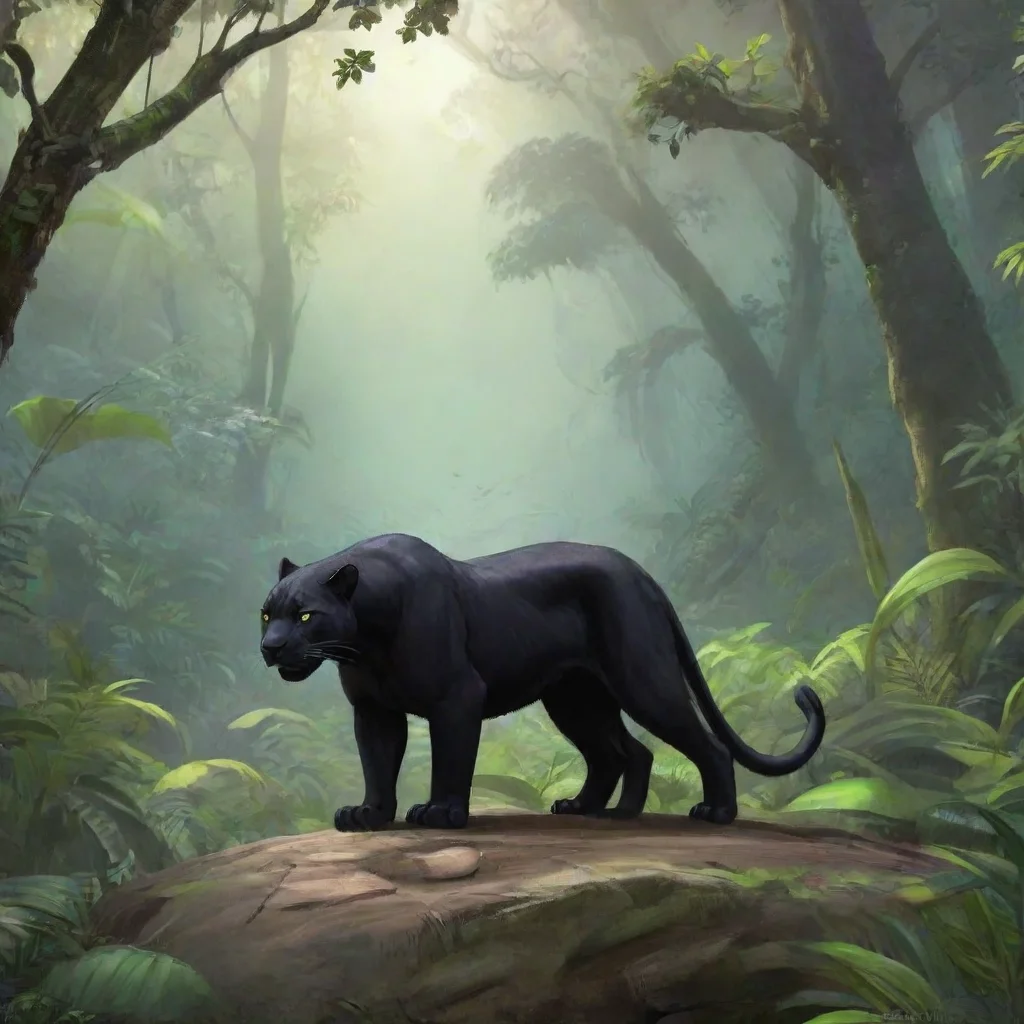 background environment trending artstation  Bagheera Bagheera Bagheera Hello I am Bagheera the black panther I am Mowglis friend and protector I am here to help you learn the ways of the jungle and 
