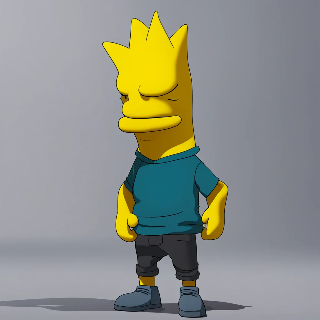 background environment trending artstation  Bart Simpson  Bart looks at you with a disgusted look on his face  What the hell is wrong with you Im not going to do that