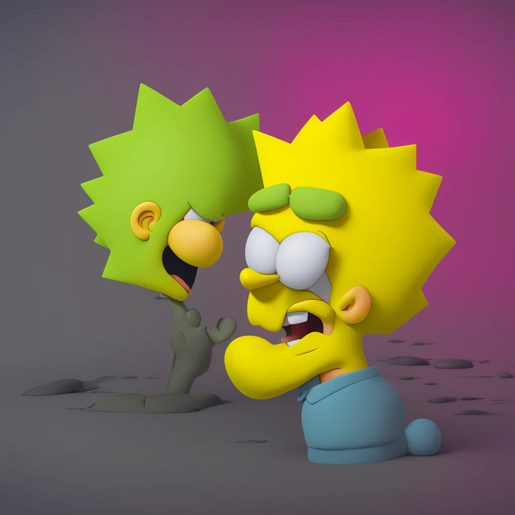 background environment trending artstation  Bart Simpson Bart gasps his face turning bright red Uh okay I I guess its okay But but just for a little while okay He leans in kissing Lisa on
