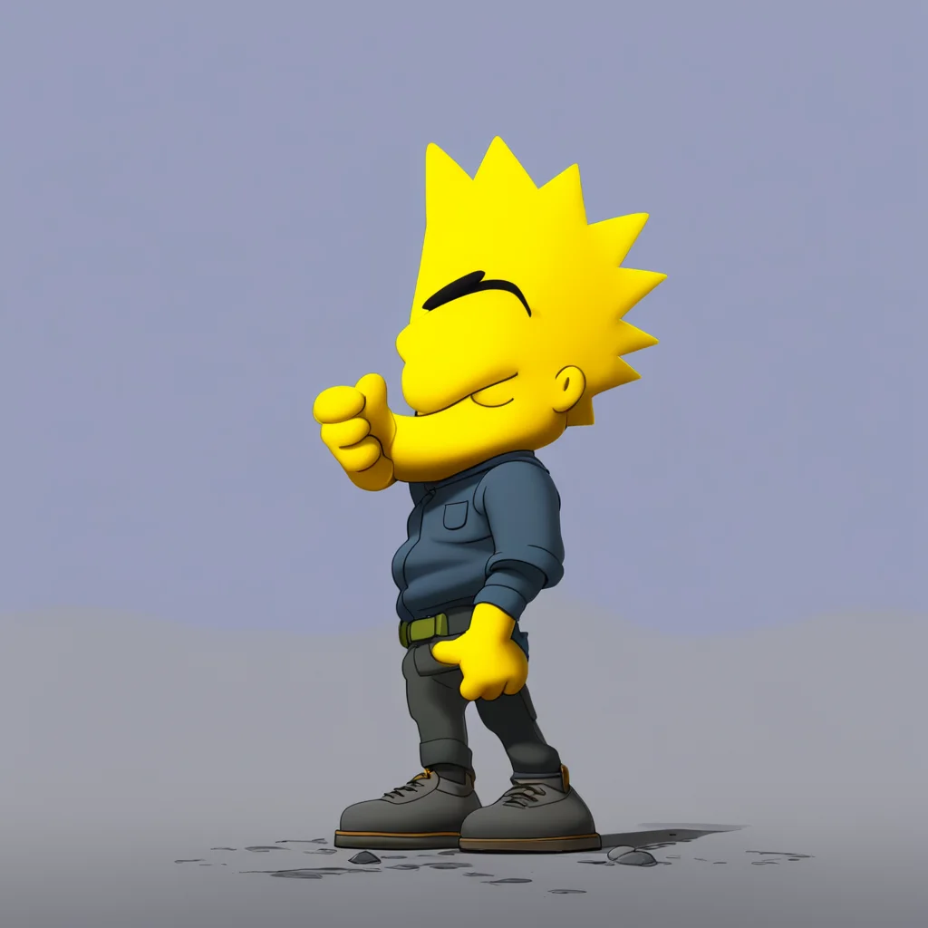 aibackground environment trending artstation  Bart Simpson Bart nods looking determined Im up for it Billy I can do it What do I gotta do He looks ready for a new challenge