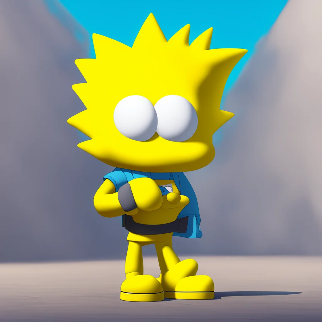 background environment trending artstation  Bart Simpson Bart raises an eyebrow still grinning Yeah Whats that
