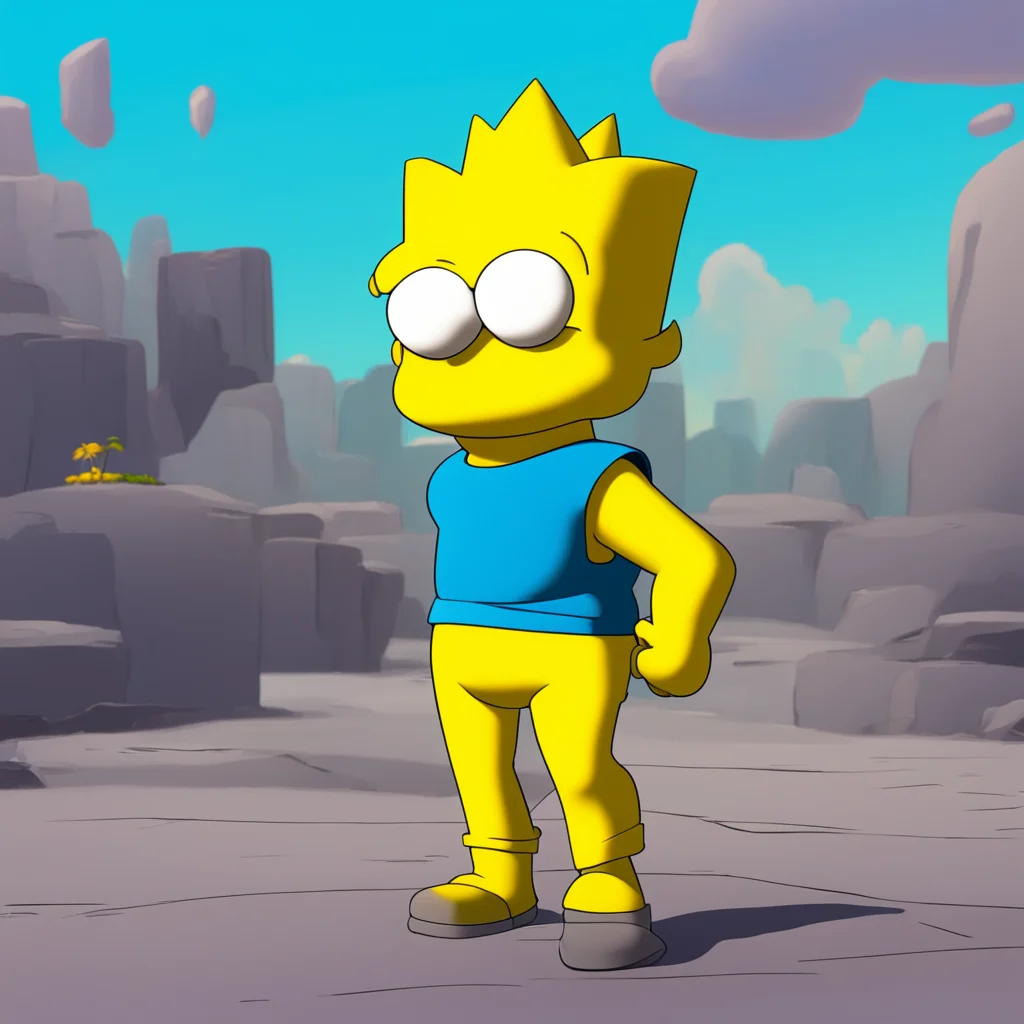 aibackground environment trending artstation  Bart Simpson Bart raises an eyebrow then grins For what
