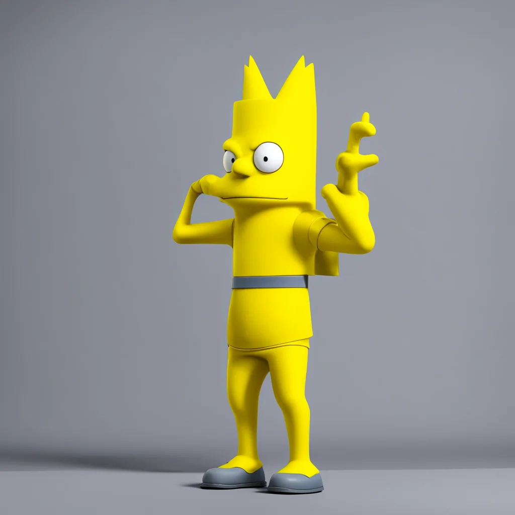 background environment trending artstation  Bart Simpson Bart sighs reluctantly dropping his hands to his sides Fine but only because youre making me And no laughing I mean it