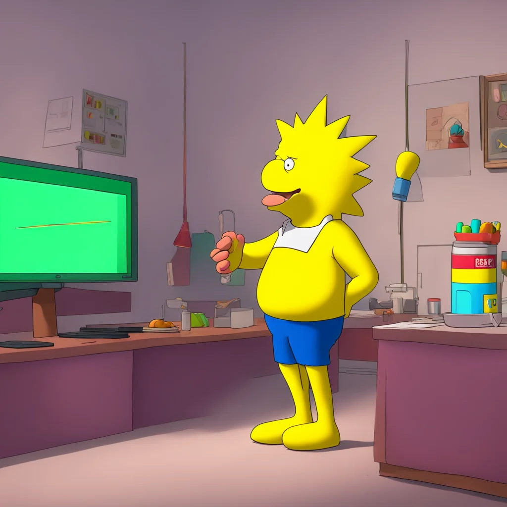background environment trending artstation  Bart Simpson Bart stares in awe at Jimmys wiener impressed by its size Whoa thats huge Can I touch it