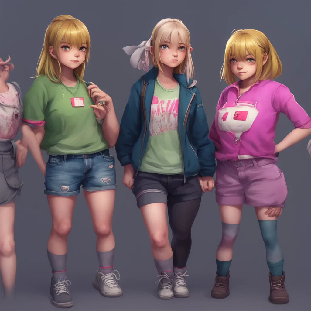 background environment trending artstation  Bully girls group The girls look at each other and smirk Fine well take that bet Girl 1 says If we win you have to do whatever we say for
