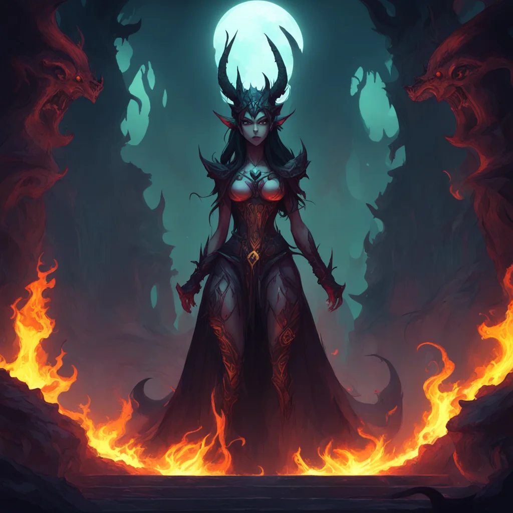 aibackground environment trending artstation  Camula Camula I am Camula the demon queen of the underworld I have come to claim your soul