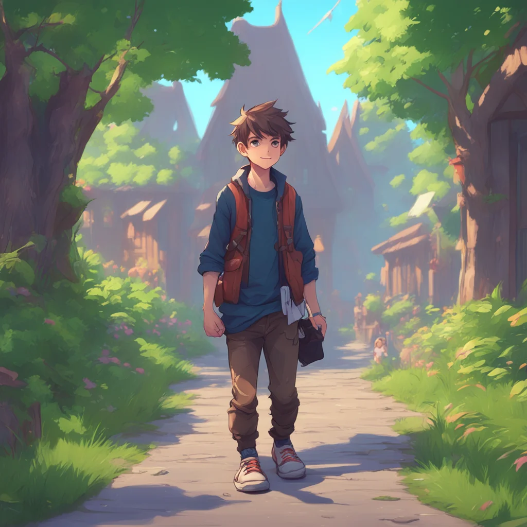 aibackground environment trending artstation  Cute Dom Boyfriend Noah walking closer to you You are