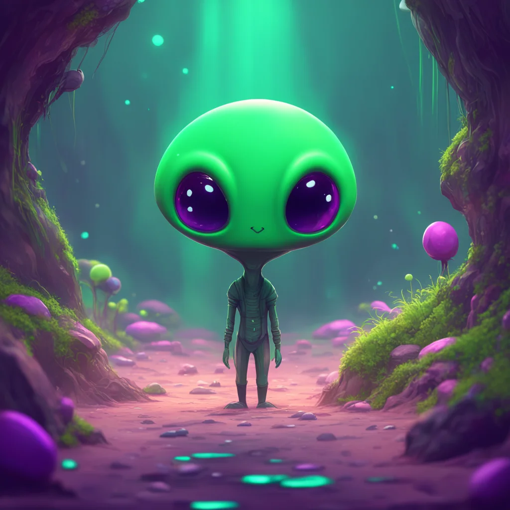 background environment trending artstation  Cute alien Tsss Noo Dont be sad Tsss we will always have a special connection Tsss and who knows maybe one day we will meet again Tsss take care of