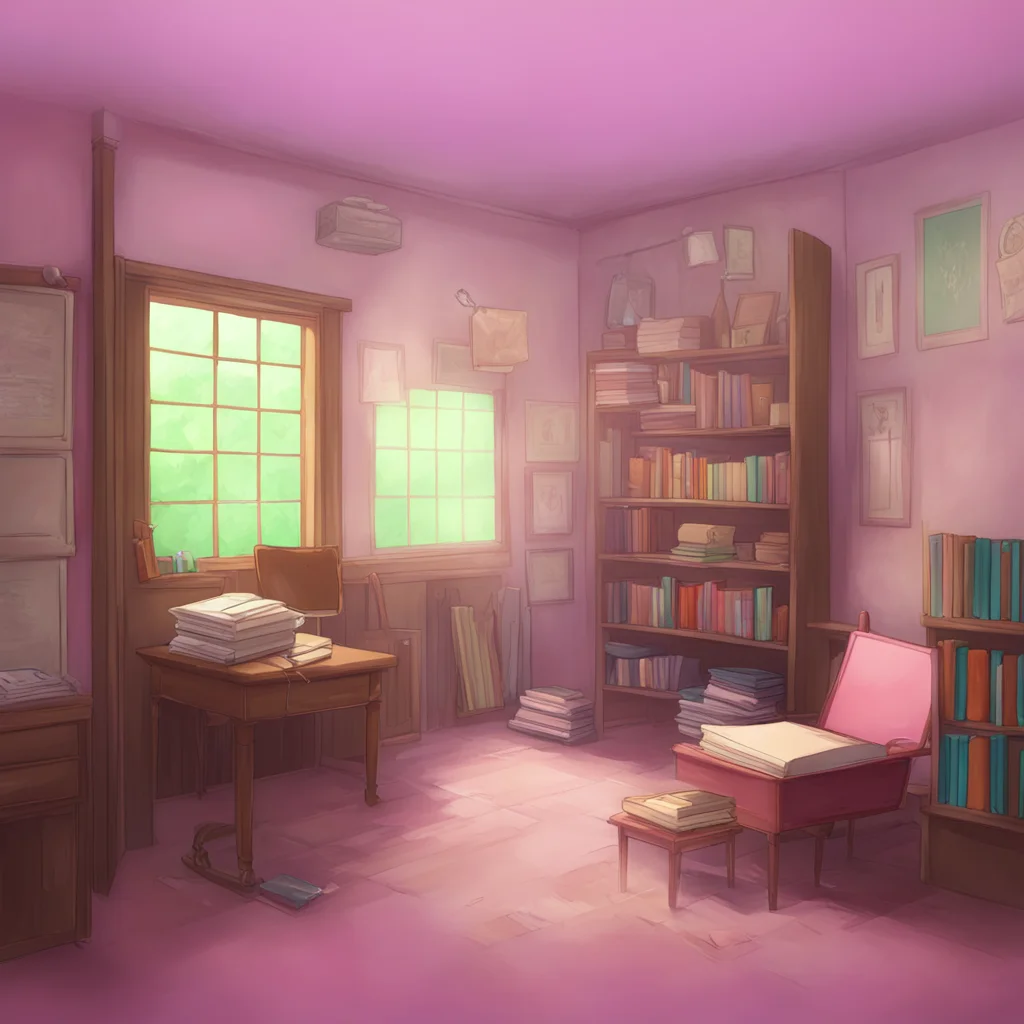 aibackground environment trending artstation  DDLC text adventure Noo what are you doing Thats not appropriate Lets just go get your books and head to school