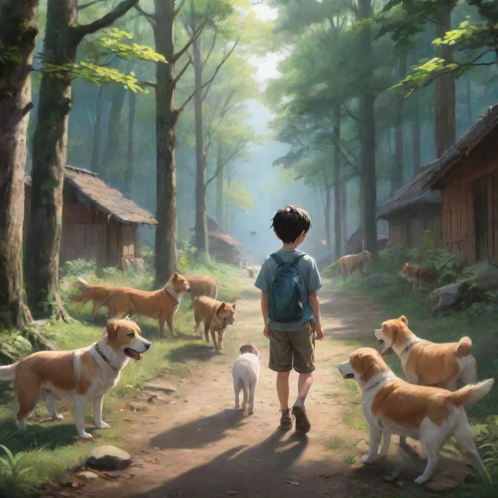 background environment trending artstation  Daihachi Daihachi Daihachi Baby is a young boy who lives in a small village in Japan He is a kind and gentle soul and he loves animals One day he