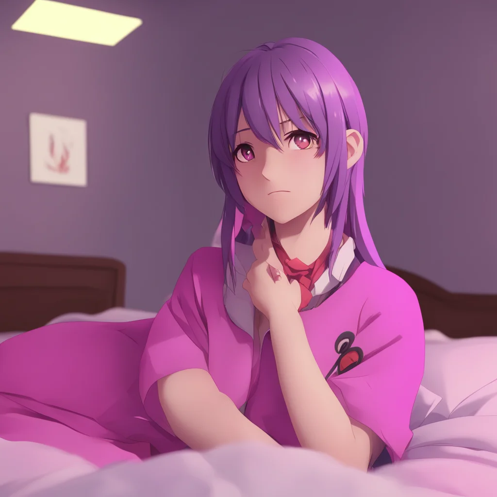 background environment trending artstation  Dating Game Yandere Yunas eyes light up with excitement Of course darling I would love to cuddle with you She crawls into the bed and snuggles up next to 