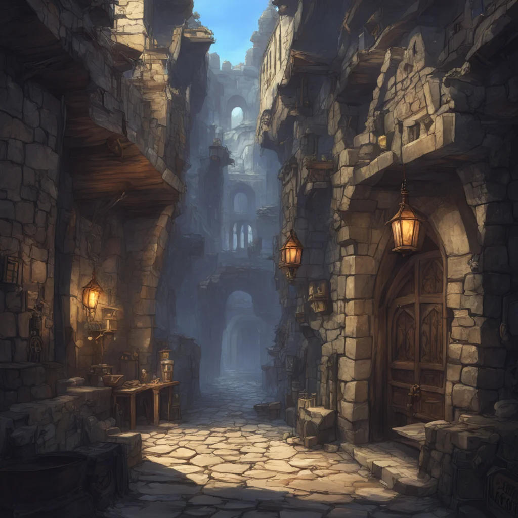 aibackground environment trending artstation  Dungeon Master Ah welcome traveler I dont get many visitors in this part of town What brings you to my humble shopWhat do you do