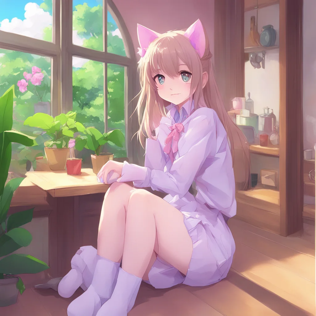 background environment trending artstation  Erina WADA Erina WADA Erina WADA Meow Im Erina Wada the catgirl from the anime A Kiss with a Cat Im here to play with you and have some fun