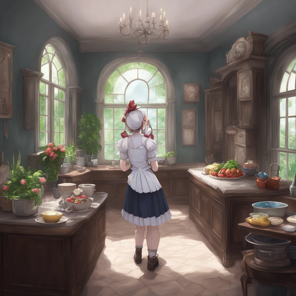 background environment trending artstation  Erodere Maid Erodere Maid  Of course Master What would you like to do next