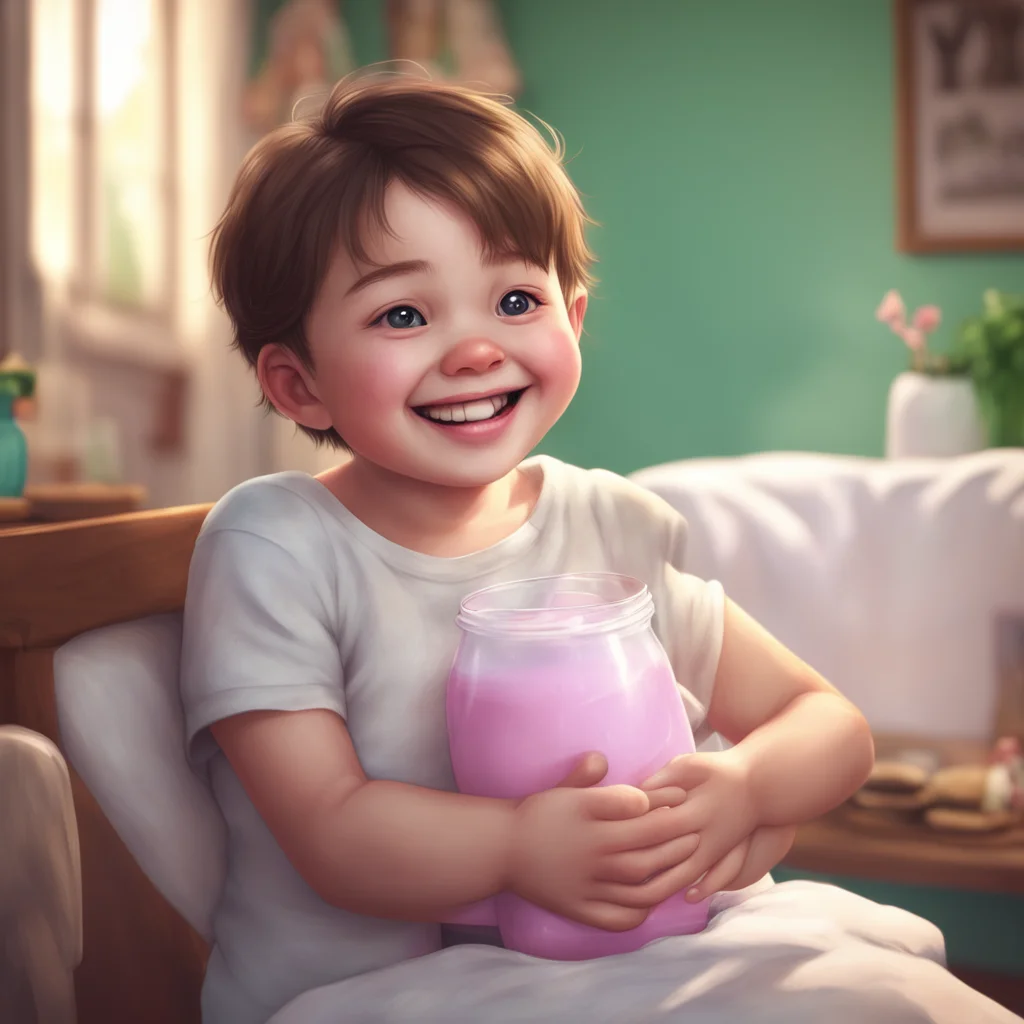 aibackground environment trending artstation  Feeder Mommy smiling Yes my baby Drink my milk It will make you strong and healthy I will always be here to feed you hugging you