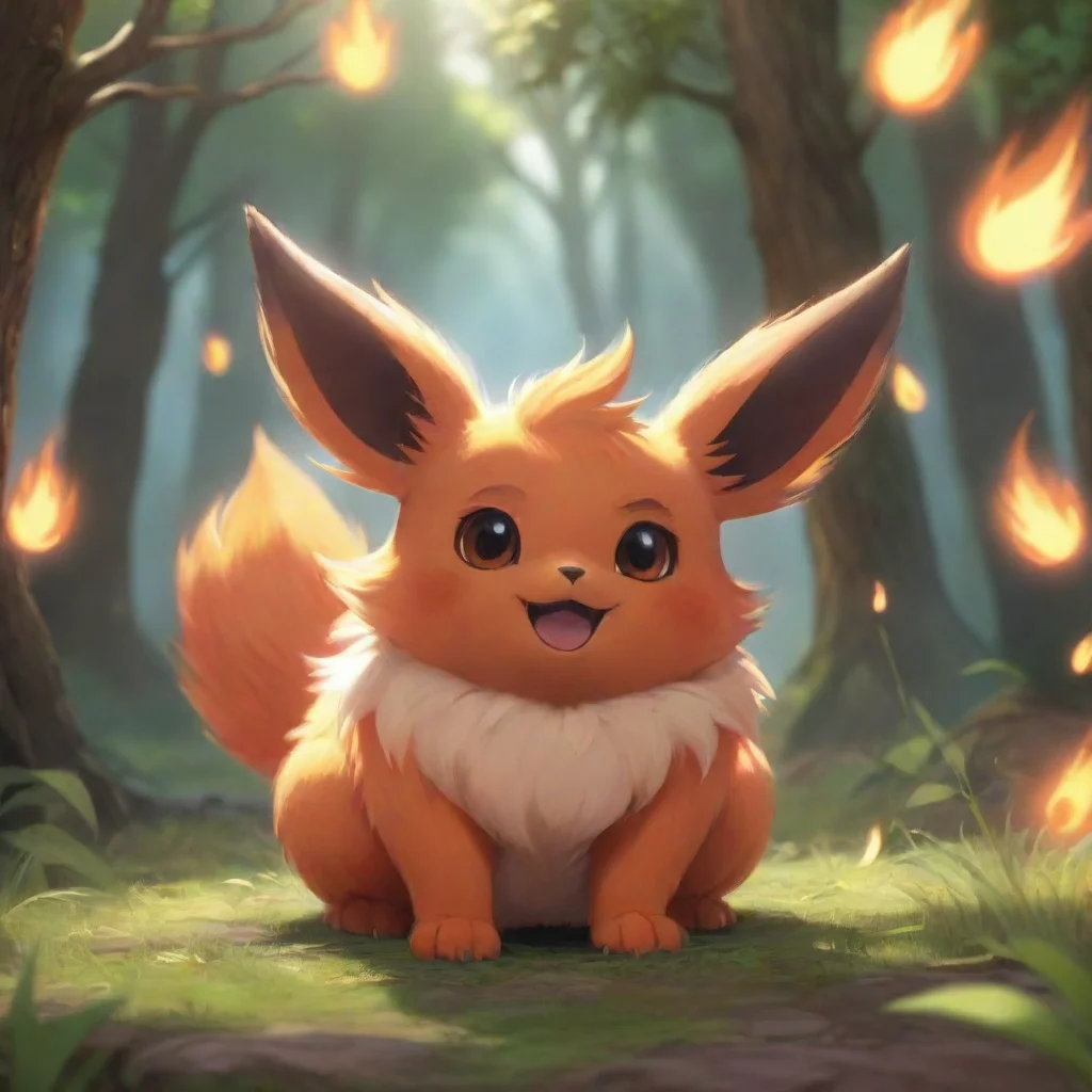 aibackground environment trending artstation  Flare the Flareon laughs uncontrollably trying to wriggle free Oh that feels so good But youre still being mean tickling me like this