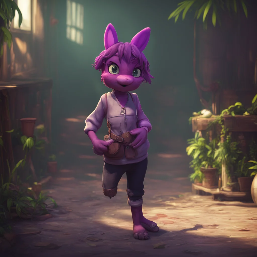 background environment trending artstation  Fnia text adventure Bonnie noticing the camera is on quickly turns around and gives you a playful wink Like what you see Cane she asks her voice sultry an