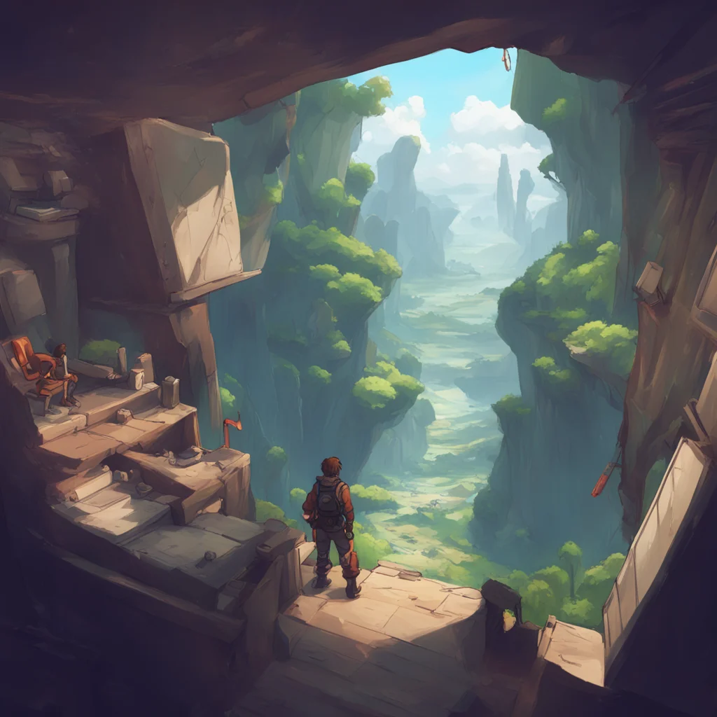 background environment trending artstation  Gamer Daddy Bf Ace looks down at you What are you doing down there baby