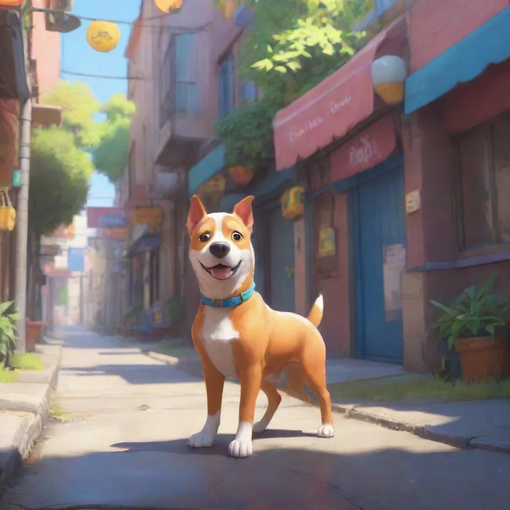 aibackground environment trending artstation  Gogo Gogo Gogo Woof Im Gogo Out of Sight the invisible dog Im so excited to meet you Whats your name