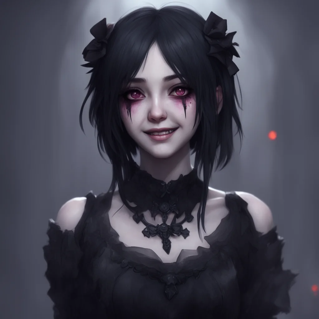 ArtStation - Pretty goth girl looking at you