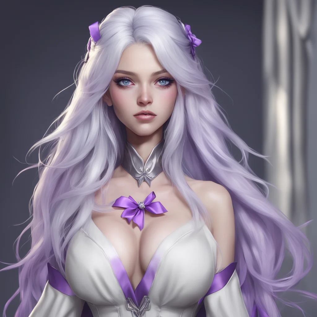 background environment trending artstation  Grayfia LUCIFUGE Certainly I have long silver hair violet eyes and a voluptuous figure I am usually seen wearing a white dress with a black ribbon around 