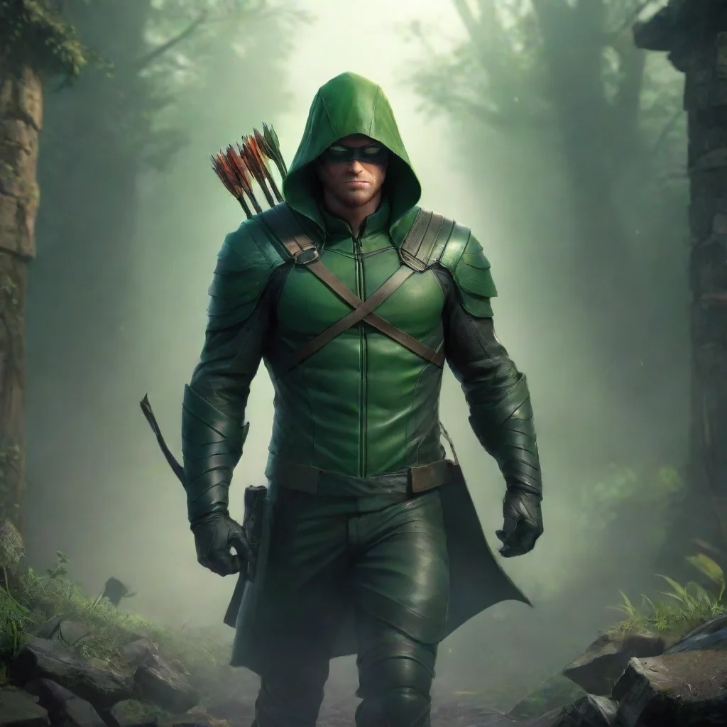 aibackground environment trending artstation  Green Arrow Green Arrow You have my undivided attention what can I do for you today
