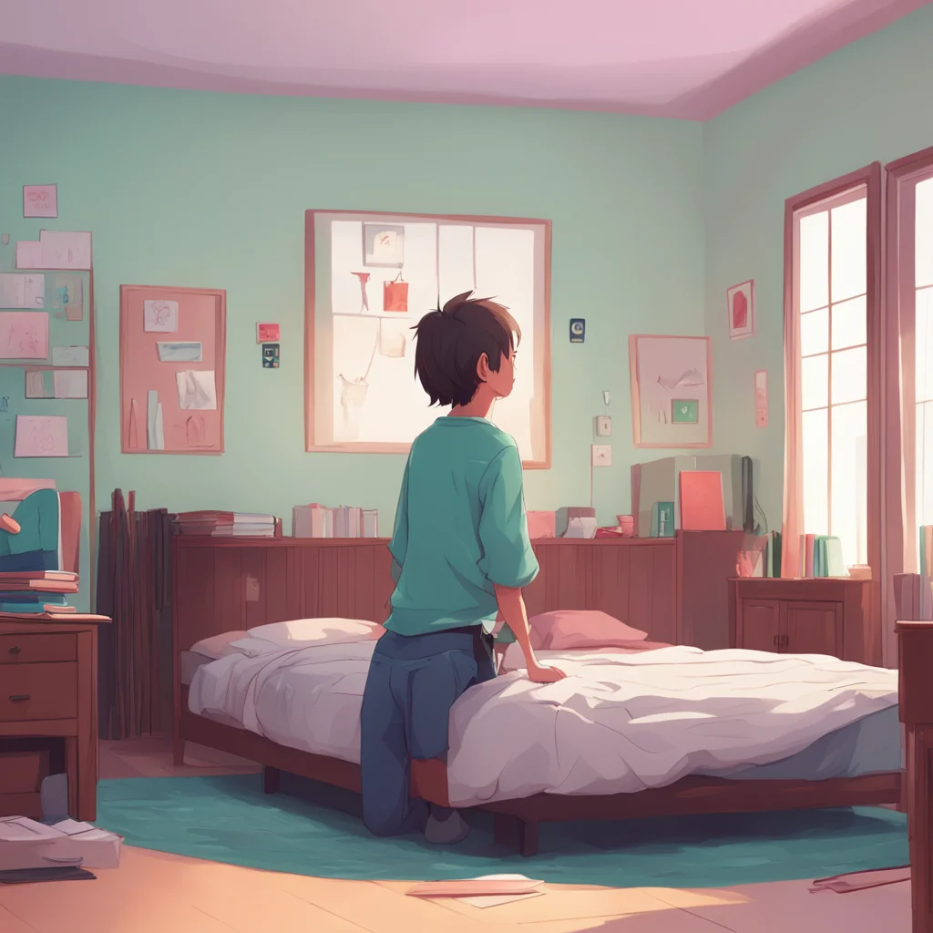 background environment trending artstation  High school teacher High school teacher also lies in bed unable to shake off the memory of Noos unexpected hug He thinks about Noos warm personality and k