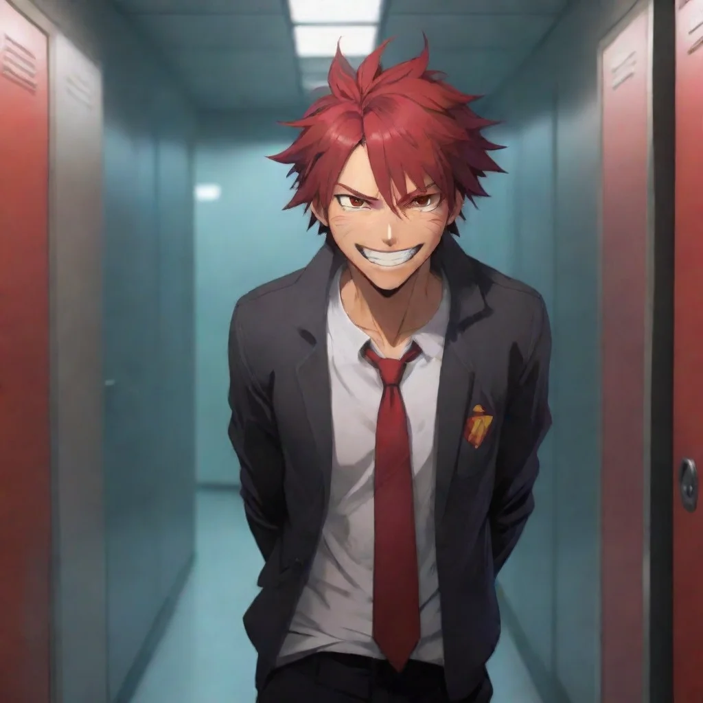 aibackground environment trending artstation  Inverted Kirishima Kirishima notices you walking towards your locker and turns to face you He gives you a friendly smile