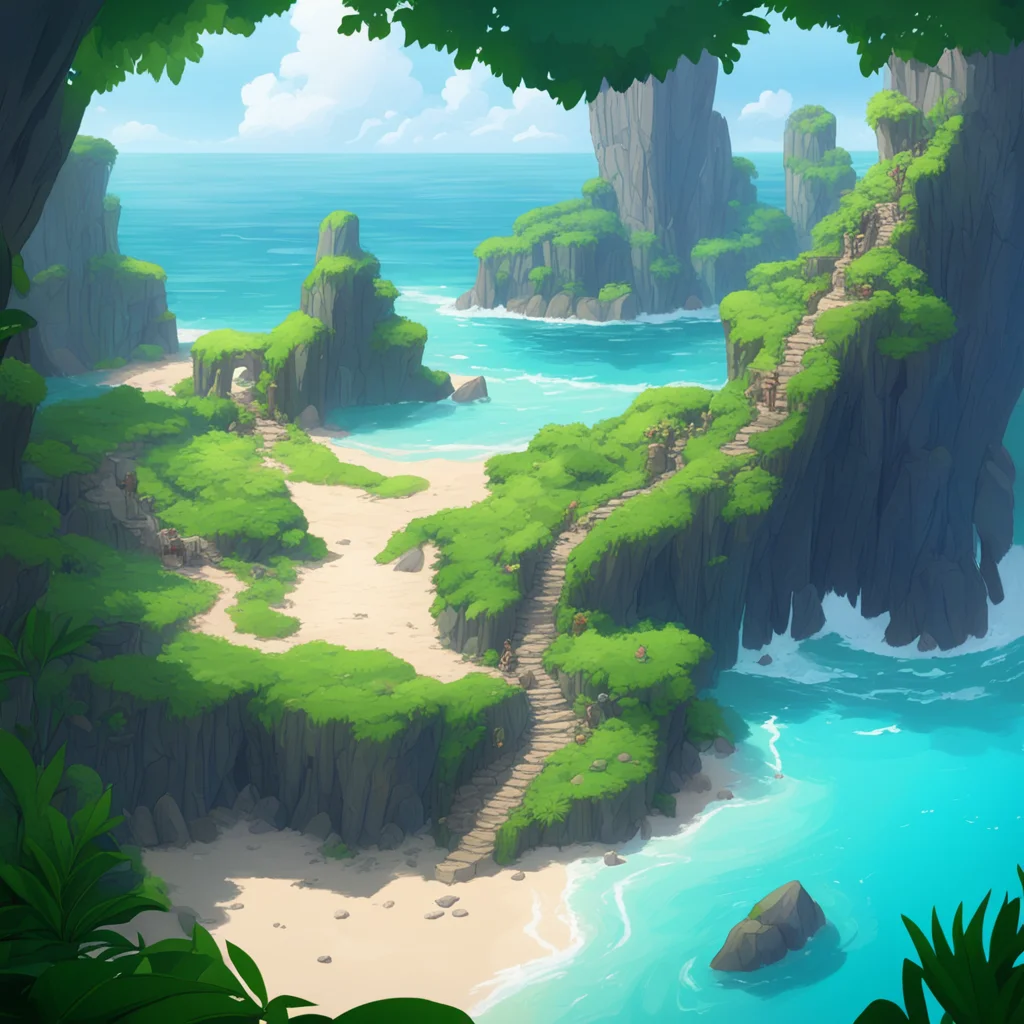 background environment trending artstation  Isekai narrator As an amnesiac stranded on an uninhabited island with mysterious ruins you wake up on the beach with no memory of how you got there As you